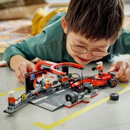 Lego City 60443 F1 Pitstop En Pitcrew Met Ferrari Auto Bouwstenen — thumbnail 5