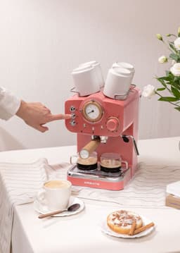 CREATE - Espresso-koffiezetapparaat - Terracotta - THERA RETRO — thumbnail 4