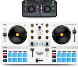 Hercules DJ Control Mix Ultra - Smartphone DJ Controller - Algoriddim Djay - Bluetooth - iOS/Android — thumbnail 1