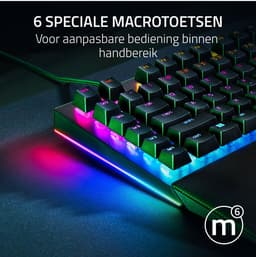 Razer BlackWidow V4 - Mechanisch Gaming Toetsenbord - Yellow Switch - RGB - 6 Macrotoetsen - Qwerty — thumbnail 2