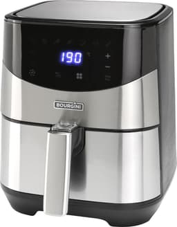 Airfryer XXL - Bourgini Heteluchtfriteuse - Digitaal display met touch control - 4 Liter inhoud / geschikt voor 1kg friet - Metalen behuizing- Bak met 65% minder vet — thumbnail 2