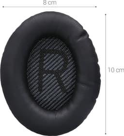 kwmobile 2x oorkussens geschikt voor Bose Quietcomfort 35 35II 25 15/QC35 QC35II QC25 QC15 - Earpads voor koptelefoon in zwart — thumbnail 5