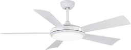 Evolar Plafondventilator met Verlichting - 132 cm - Stille Plafondlamp met Ventilator - Dimbaar Warm Wit Licht (LED) - EVO-CF52MW18 — thumbnail 1
