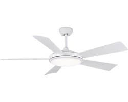 Evolar Plafondventilator met Verlichting - 132 cm - Stille Plafondlamp met Ventilator - Dimbaar Warm Wit Licht (LED) - EVO-CF52MW18