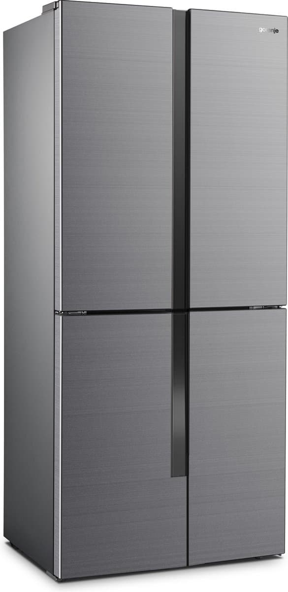 Gorenje NRM8182MX amerikaanse koelkast Vrijstaand 427 l E Roestvrijstaal — afbeelding 1