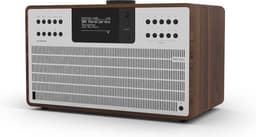 Revo SuperCD - Walnoot/Zilver | CD-speler - Dab Radio - Internetradio - USB - Bluetooth AptX — thumbnail 1