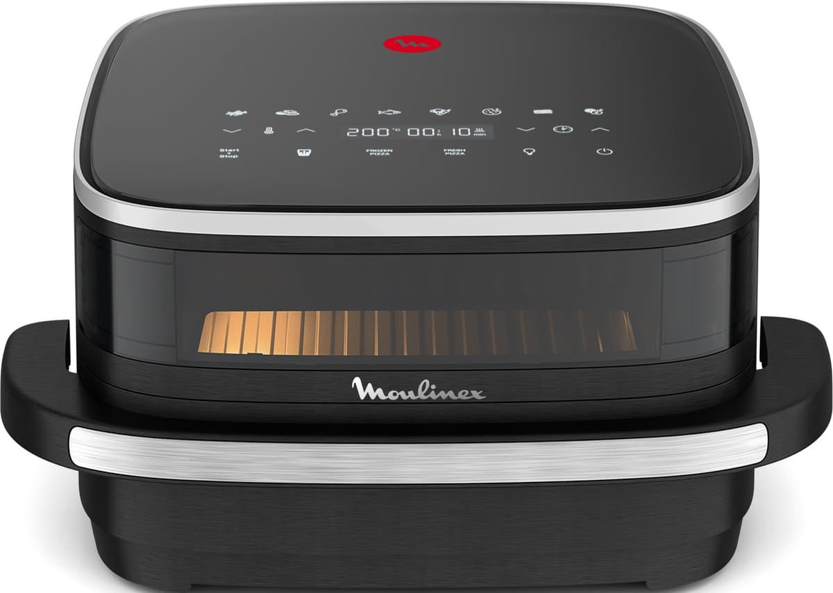 Moulinex Easy Fry Pizza AL4018 - Airfryer - Zwart — afbeelding 1
