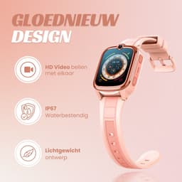 4G Smartwatch kinderen - GPS Horloge kind - HD Videobellen & Stappenteller - Speelgoed - Incl Simkaart — thumbnail 2