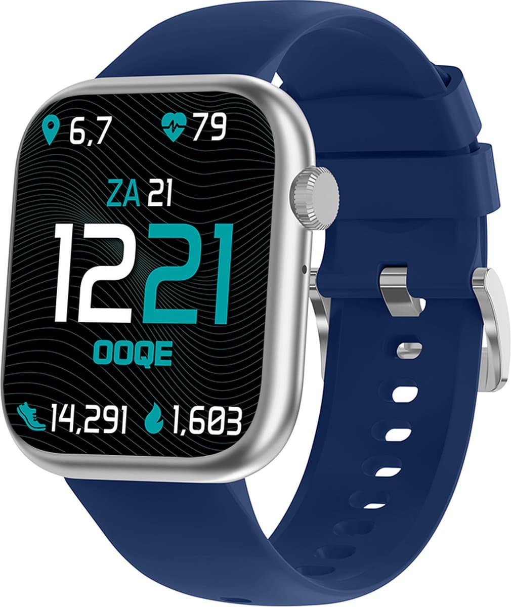 OOQE WATCH PRO 7 - Smartwatch Heren en Dames | Blauw — afbeelding 1