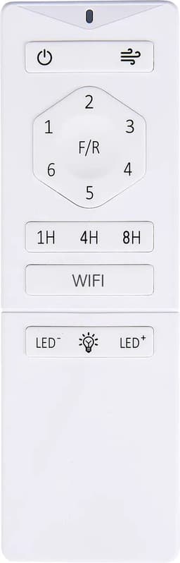 Plafondventilator Storm - Super stil - Hoge kwaliteit - Ventilator 2026 - WIFI - TUYA app - Ø 132 cm - zwart — thumbnail 2