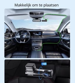 Azdome M300 1296P dashcam voor auto - Full HD - Wifi - Nachtzicht - G-Sensor - Loop recording- 2024 model — thumbnail 4