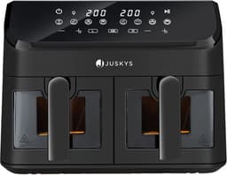 Dubbele Airfryer - Heteluchtfriteuse - 9 liter -9 Kookprogramma's — thumbnail 2