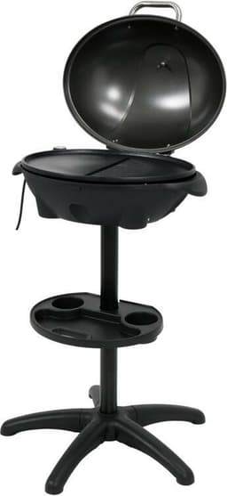 LUND 2-in-1 Elektrische Grill/BBQ - 2400W - Met Deksel & Thermometer - Combinatie Bakplaat & Grillplaat - Staande Grill & Tafelgrill - Voor Binnen & Buiten — thumbnail 4