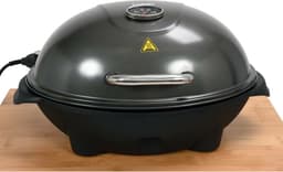 LUND 2-in-1 Elektrische Grill/BBQ - 2400W - Met Deksel & Thermometer - Combinatie Bakplaat & Grillplaat - Staande Grill & Tafelgrill - Voor Binnen & Buiten — thumbnail 2