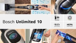 BOSCH BBS1041GQC Unlimited 10 Steelstofzuiger incl. kruimelzuiger Grijs — thumbnail 4