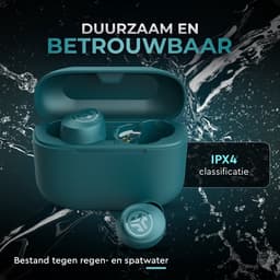 JLab Go Pop Draadloze Oordopjes - Bluetooth Oortjes Draadloos - 35 uur Batterijduur - Be Aware Audio - Met Microfoon - Geschikt voor Android en Apple - Groen — thumbnail 4