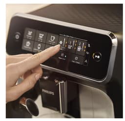 Philips - Volautomatische Espressomachine - 5 Koffiespecialiteiten - LatteGo Melkoplossing - Zwart/Zilver — thumbnail 2