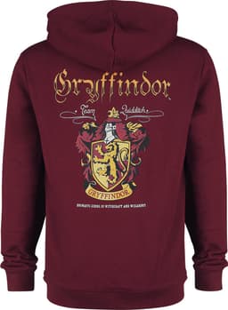 Harry Potter Gryffindor Heren Trui met capuchon - bordeaux - XL — thumbnail 2
