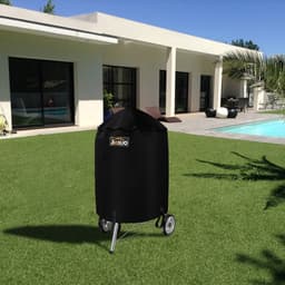 57CM Heavy Duty Waterdichte BBQ Cover voor Weber Houtskool Waterkoker - Weerbestendige Barbecue Grill Hoes met elastische band. — thumbnail 3