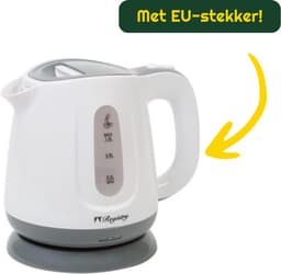 Registry Waterkoker - 1 liter - 1100W - Elektrisch - Wit - Kunststof — thumbnail 2