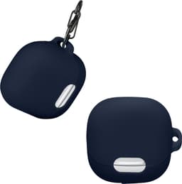 kwmobile Hoes geschikt voor Anker Soundcore Liberty 4 NC - Siliconen cover voor oordopjes in donkerblauw — thumbnail 1