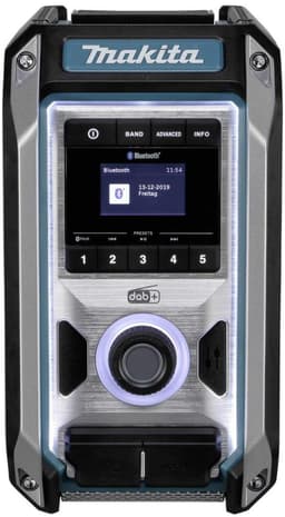 Makita DMR115 accu bouwradio - FM DAB/DAB+ Bluetooth - Bass subwoofer - voor 10,8/12V CXT & 14,4/18V LXT accu's en 230V netstroom — thumbnail 5
