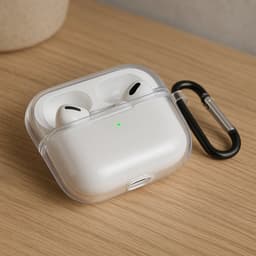 ShieldCase Siliconen Hoesje Geschikt voor Airpods 4 - Siliconen Case voor Apple Airpods 4 Case Hoesje - Transparant — thumbnail 5
