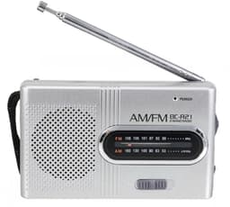 Draagbare Noodradio - Noodradio - Noodpakket Must Have - Radio op Batterijen voor Rampen — thumbnail 1