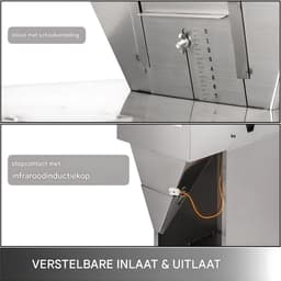 Professionele Vulmachine - Poeder - Keuken - Fijn maler - Pneumatisch - Twee Uitgangen - 100-1000ML - RVS — thumbnail 5