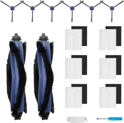 14-delige accessoireset geschikt voor Eufy G50/G50 Hybrid/L60/L60 SES/L60 Hybrid/L60 Hybrid SES/L50/L50 Ses, accessoireset met 2 hoofdborstels, 6 zijborstels, 6 filters (met spons) — thumbnail 1