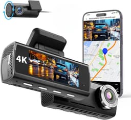 Dashcam - Daschcams - Auto - Camera - Vooruit - Achteruit - Video - Autobeveiliging - Parkeerbeveiliging - Recording - Dag en Nacht - Schadepreventie — thumbnail 1