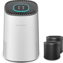 Erikssøn Luchtreiniger Air Purifier Elite - 2x HEPA-14 Filter - Wit - 240 m3/u - Vermindert Stof En Pollen - Met Hepa Filter - Met Ionisator — thumbnail 1