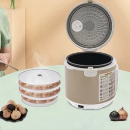 Zwarte Knoflook Fermenter - Fermenteren - Fermentor - Keukenmachine - 5L — thumbnail 3