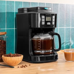 Cecotec Grind & Drop Koffiezetapparaat met Ingebouwde Bonenmaler - 1.8 Liter / 15 Kopjes - Ingebouwde Koffie Grinder - Filterkoffie - met Glazen Kan — thumbnail 3