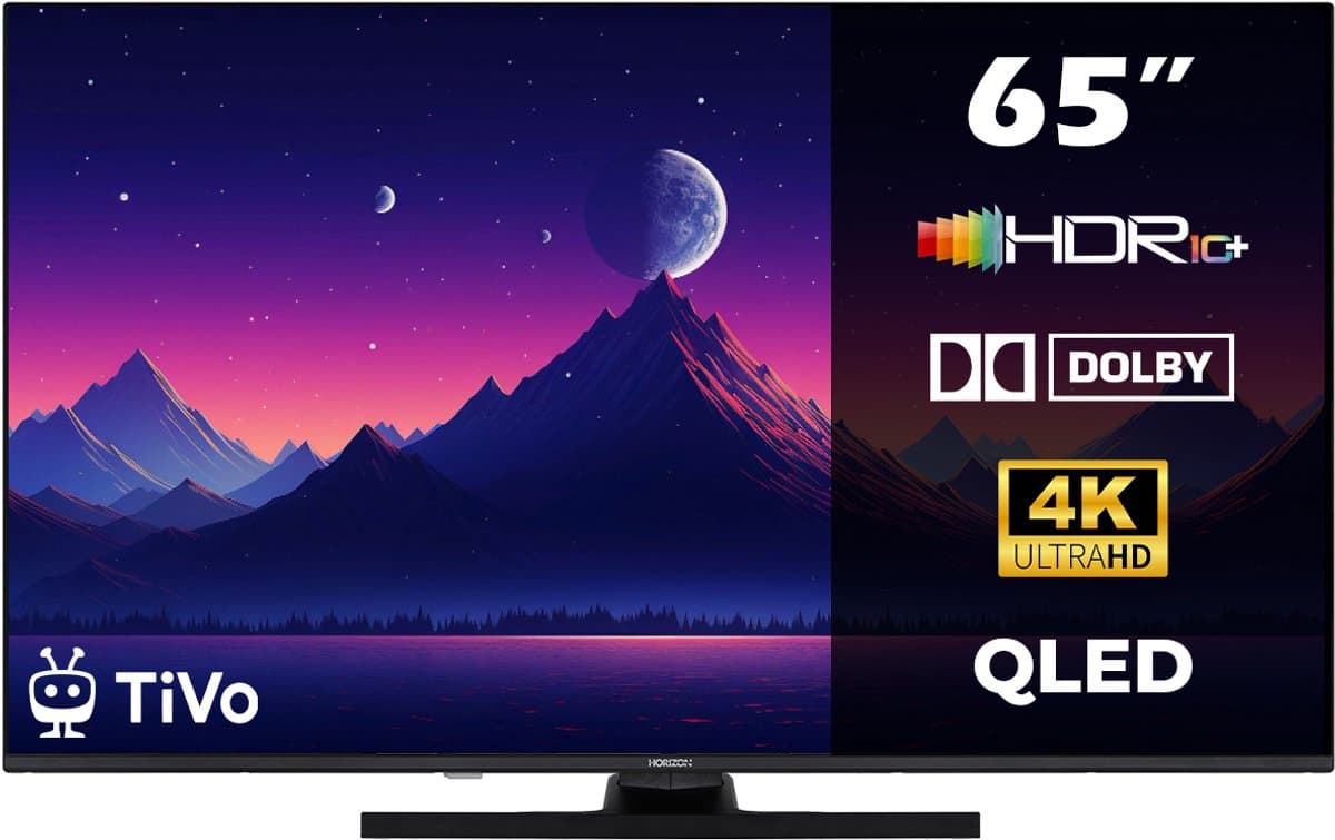 Horizon 65HQ8560U/D QLED Smart TiVo TV 65 Inch – 4K Ultra HD – Dolby Vision – Zeer Smal Design – 2024 — afbeelding 1