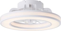Brilliant Mondello - Plafondventilator - Met verlichting - Ø 41,5 cm - LED 26W - Wit en RGB kleuren - Dimbaar - Wit - Zeer stil — thumbnail 1