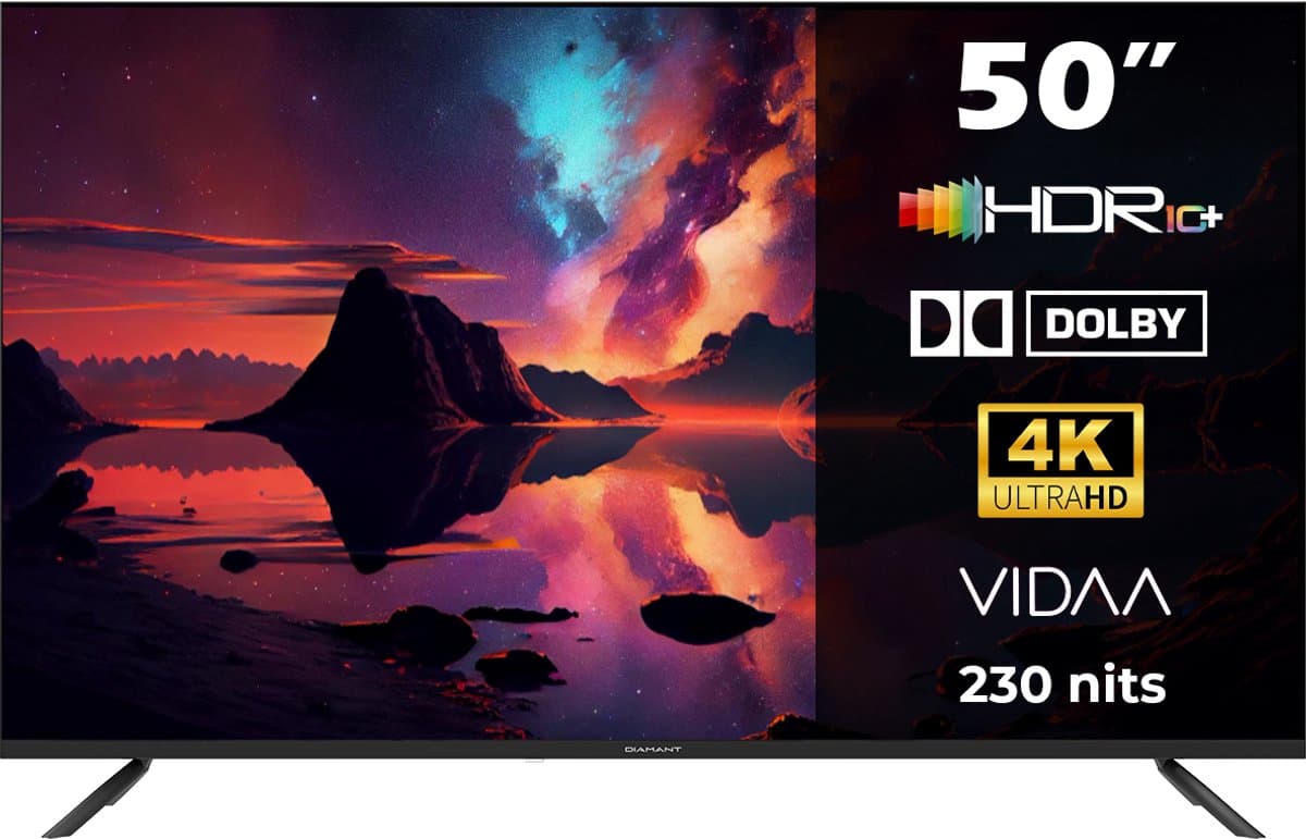 Horizon Diamant 50HL5530U/C Smart TV 50 Inch – 4K Ultra HD LED – 2024 — afbeelding 1