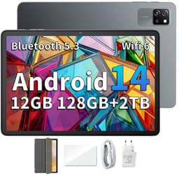 Blackview Tab 60 WiFi Android 14 Tablet - 12GB+128GB(1TB Externe SD) - 10.1'' HD+ Display - 5100mAh Batterij - Dubbele boxluidsprekers Grijs — thumbnail 1