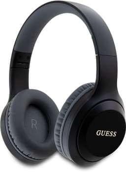 Guess Draadloze Koptelefoon - Classic Silver Logo Over-Ear Bluetooth Headphone - Zwart — thumbnail 1