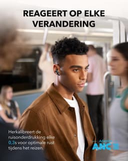 soundcore Liberty 4 Pro van Anker, draadloze oordopjes met iruisonderdrukking, 7 sensoren, realtime adaptieve ruisonderdrukking, 2x sneller opladen, hifi-muziek op studioniveau,6microfoons en Al - Groen — thumbnail 5