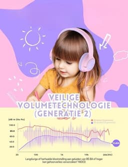 StayPowered Kinderheadset - Gehoorbescherming en Gemoedsrust Gecombineerd! - met Volumebegrenzing - Kristalhelder Stereogeluid - Draaibare Oorschelpen - Verstelbare Hoofdband - Compact Design - Roze - Levering Sneller dan Aangegeven! — thumbnail 5