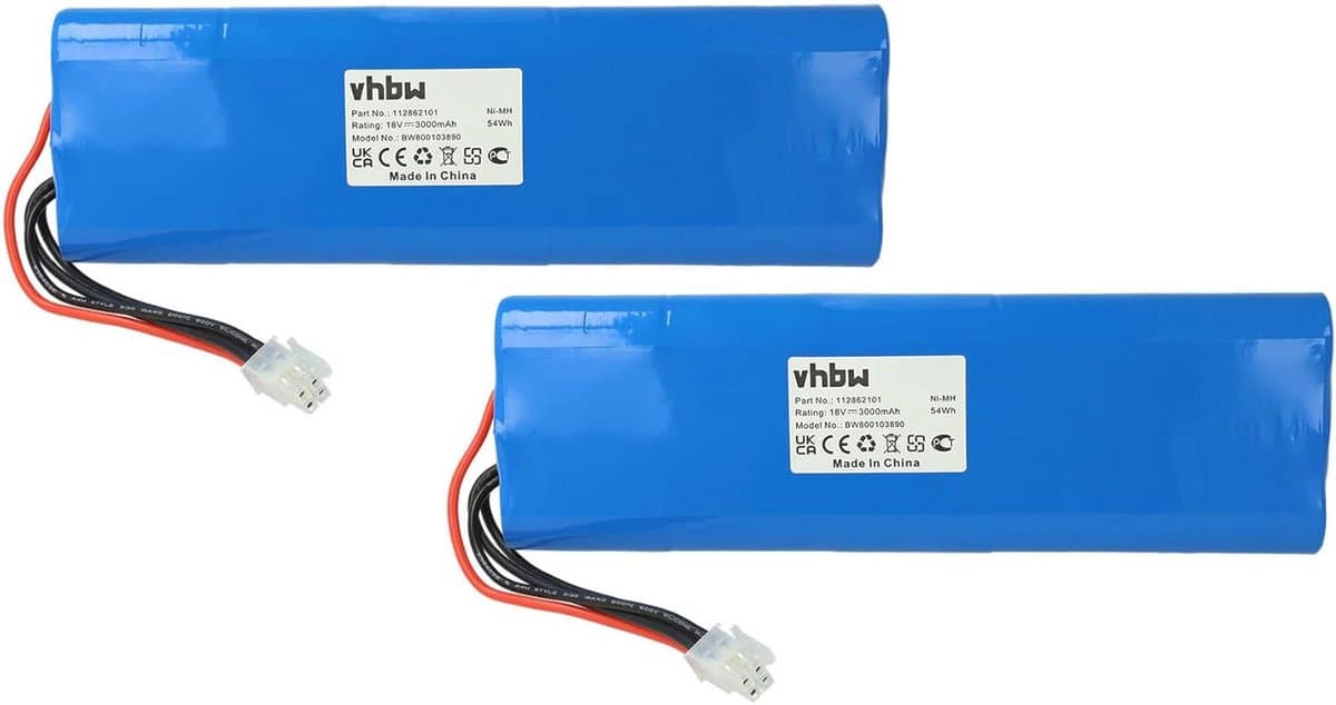 Krachtige accu voor robotmaaiers - 2 x 3000mAh, 18V NiMH — afbeelding 1