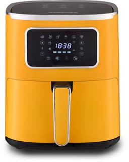Heinrich's HFR 8216 - Heteluchtfriteuse - Airfryer - 5 Liter - Geel — thumbnail 1