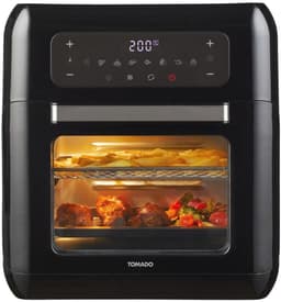 Airfryer Oven - 12 Liter - 8 Programma's - 40 tot 210°C - 1700 Watt - Zwart — thumbnail 4