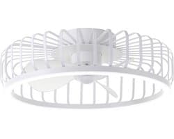 Brilliant Capo - Plafondventilator - Met verlichting - Ø 48 cm - LED 36W - CCT - 2700K-6500K - Dimbaar - Wit - Zeer stil