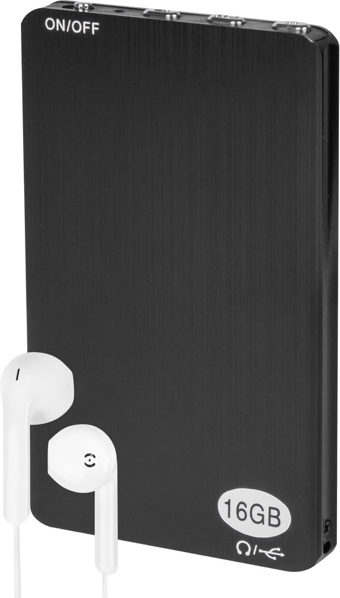 Audyn Voice Recorder - 200 Uur Audio Opname - Afluisterapparatuur op Afstand - Dictafoon - 360° HD Opnames - 16GB - Zwart — afbeelding 1