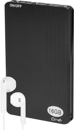Audyn Voice Recorder - 200 Uur Audio Opname - Afluisterapparatuur op Afstand - Dictafoon - 360° HD Opnames - 16GB - Zwart — thumbnail 1