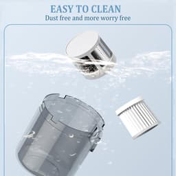 Mite Vacuum Cleaner for Mattresses 13 kPa Extraction with UV Light, HEPA Filter - Destroys 99.99% of All Mites — thumbnail 2