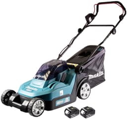 Makita DLM 432 T2 accumaaier 36 V (2x 18 V) 43 cm + 2x accu 5,0 Ah - zonder lader — thumbnail 2