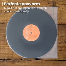 LP Hoezen 50 Stuks - Antistatische Binnenhoezen - Transparant & Extra Stevig- Vinyl Beschermhoezen - Platen Hoes - Inner Sleeves - Beschermhoes — thumbnail 3